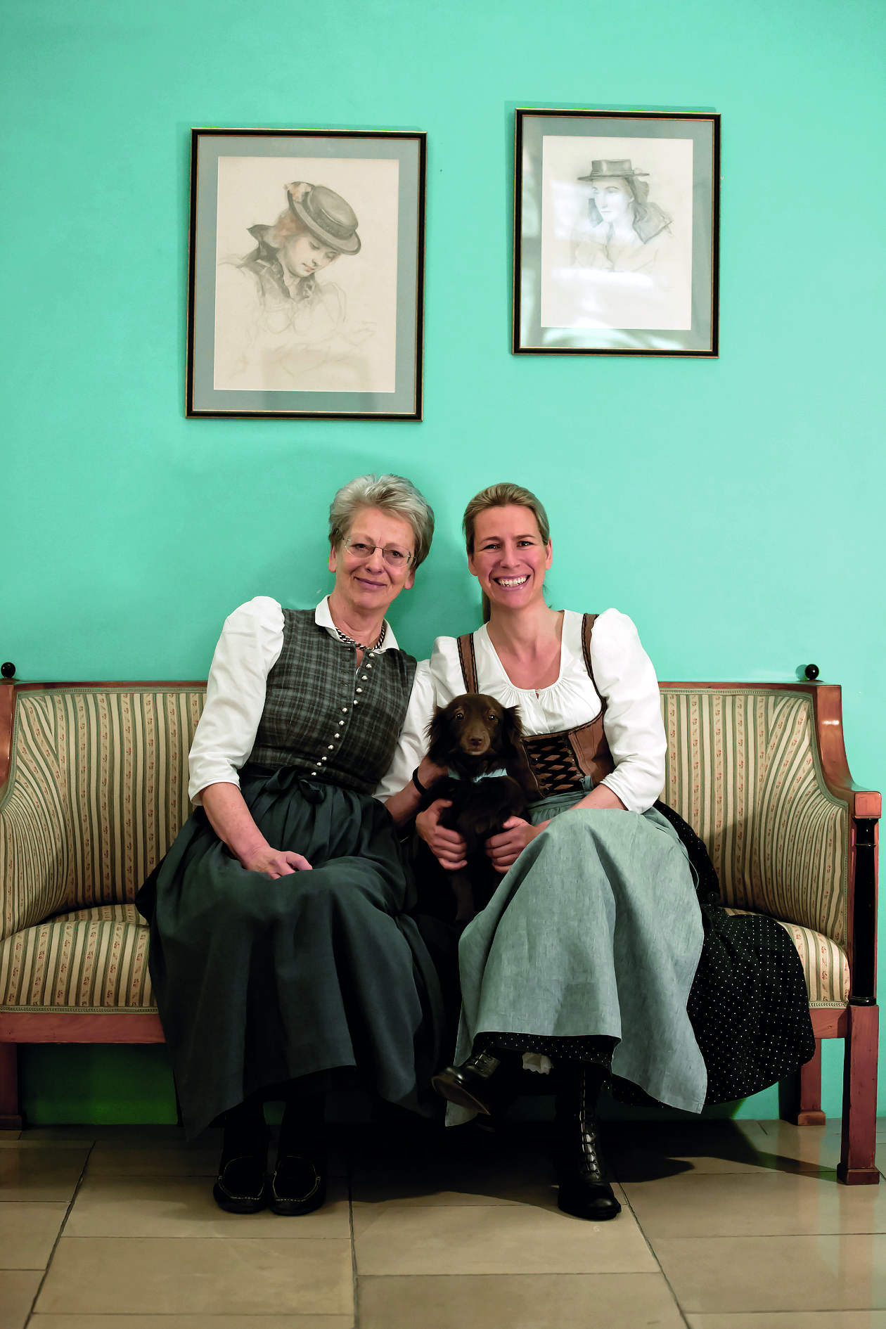 Zwei Generationen: Gexi Tostmann & Anna Tostmann-Grosser